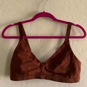 Knickey 100% organic cotton Triangle Bra in Bon Bon